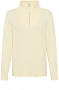 Pale Ginger Half Zip Henny Jumper