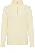 Pale Ginger Half Zip Henny Jumper