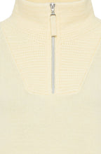 Pale Ginger Half Zip Henny Jumper