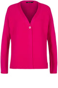 Paradise Pink Ribbed Knit Cardigan