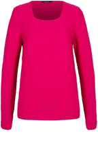 Paradise Pink Ribbed Knit Jumper