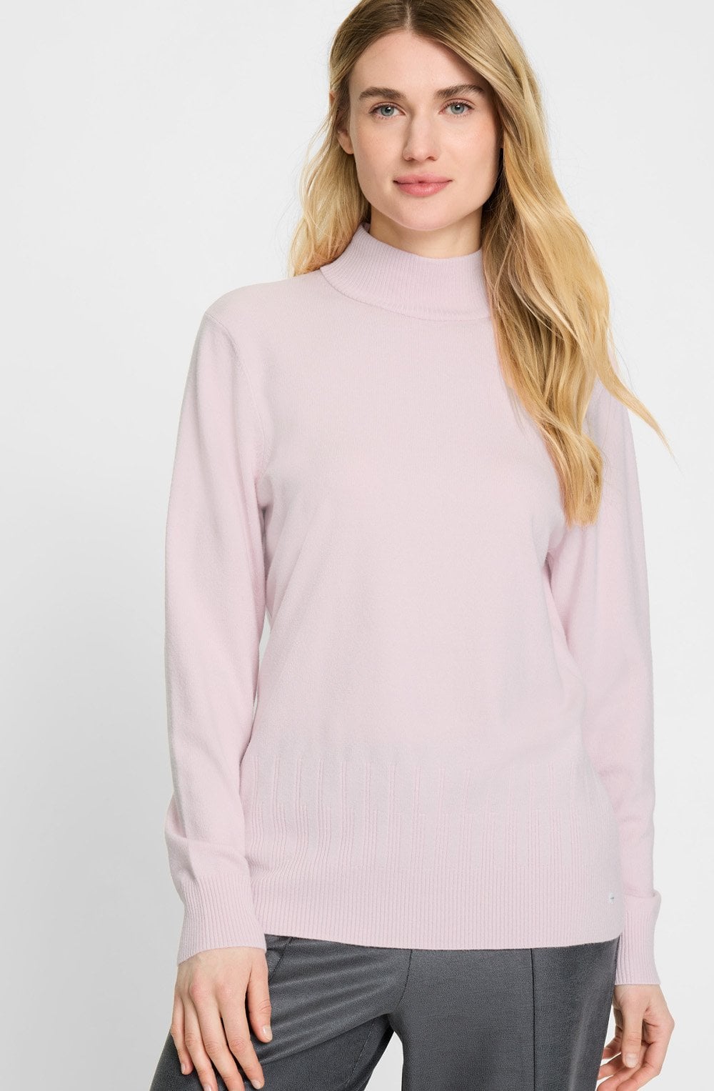 Parfait Pink High Neck Eva Jumper