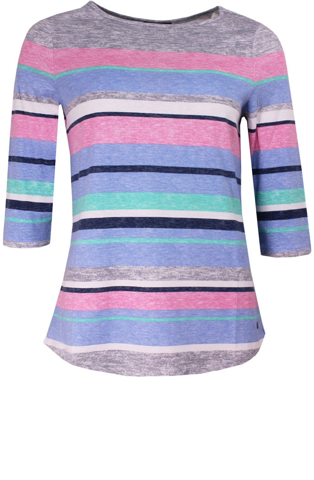 Pastel Striped Jersey Top