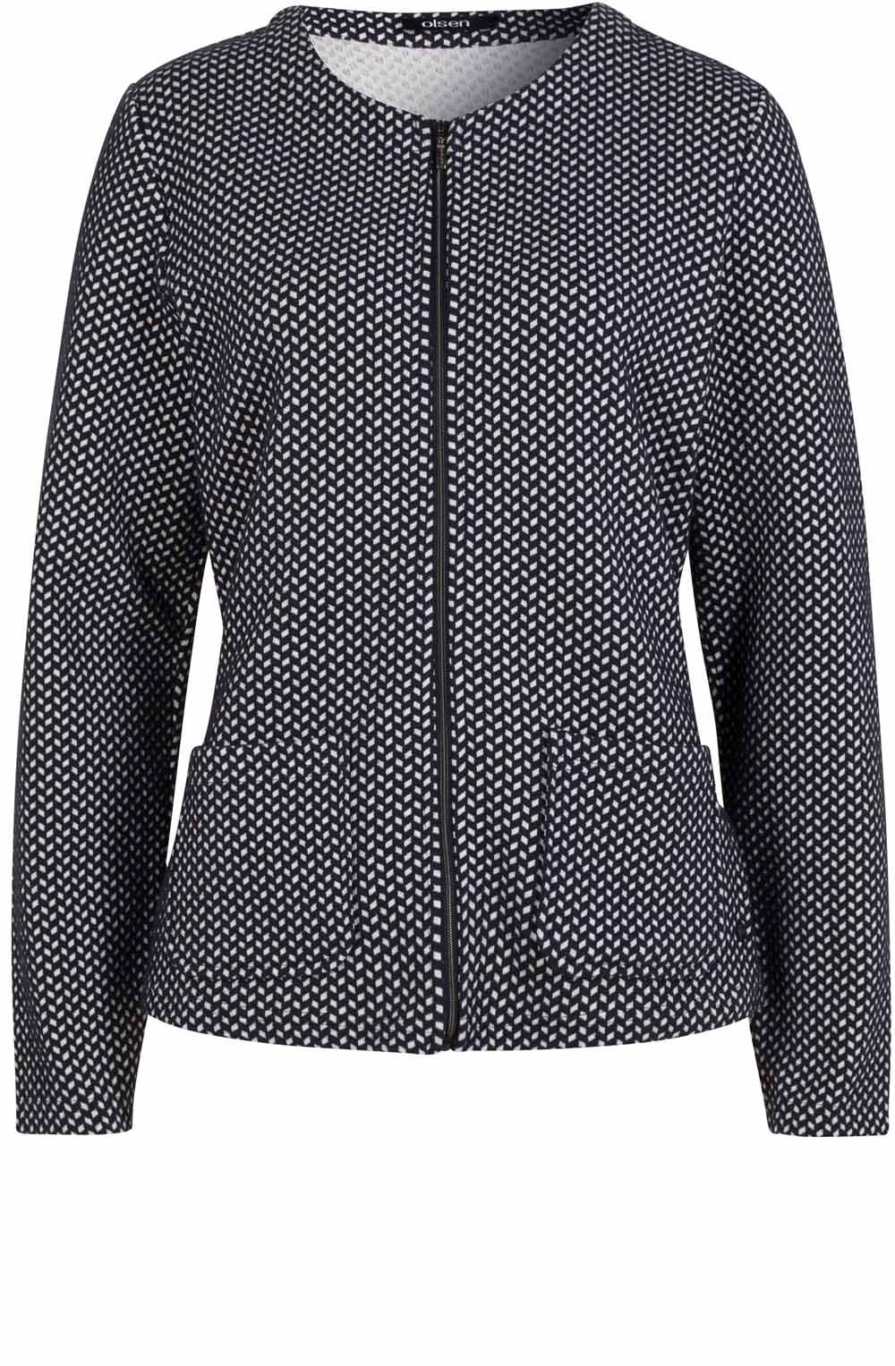 Patterned Embossed Jacket