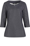 Patterned Embossed Top