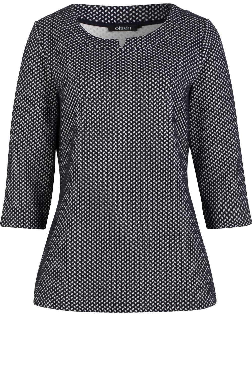 Patterned Embossed Top