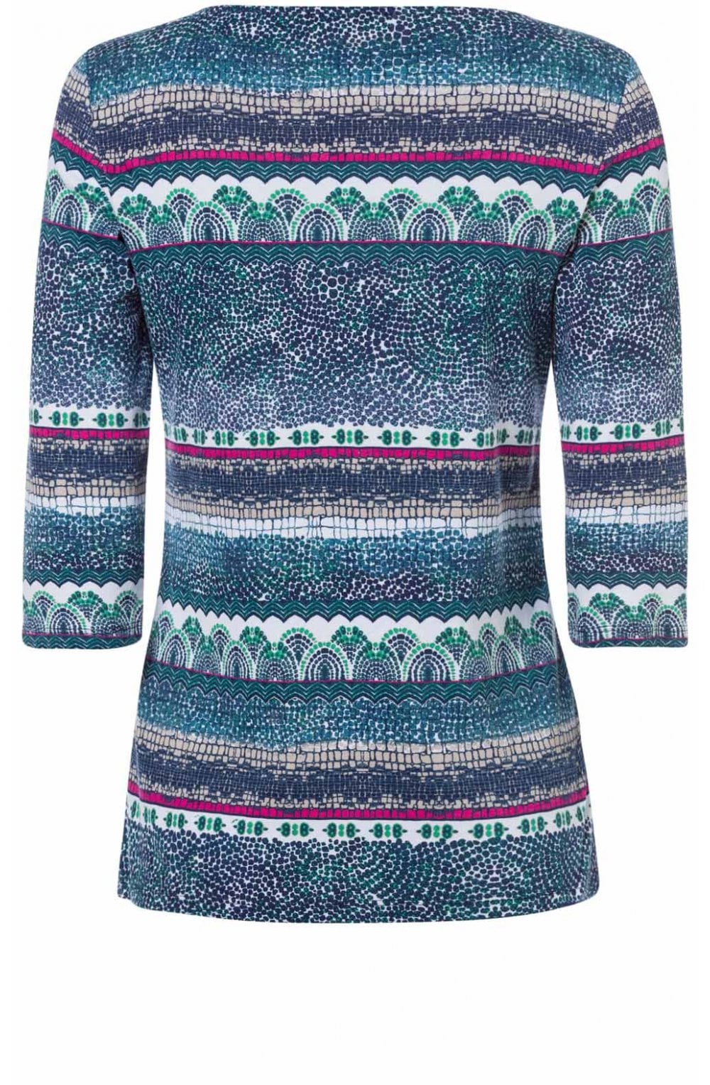 Patterned Jersey Top