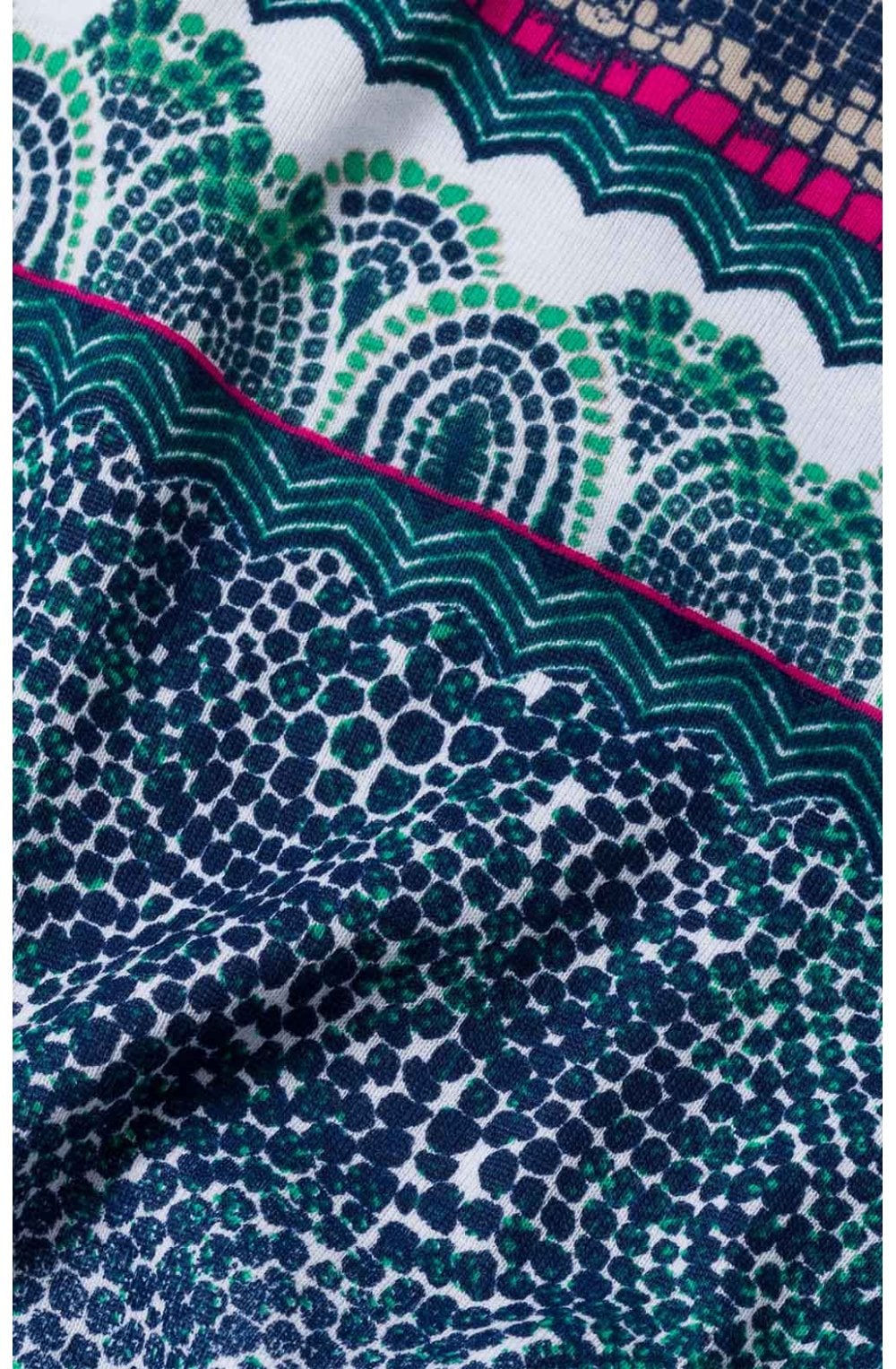 Patterned Jersey Top