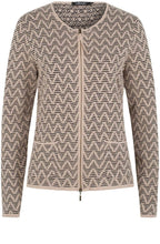 Patterned Knit Cardigan