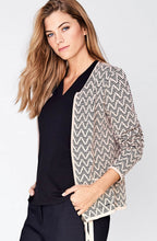 Patterned Knit Cardigan