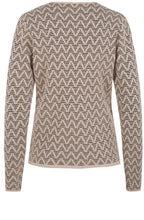Patterned Knit Cardigan
