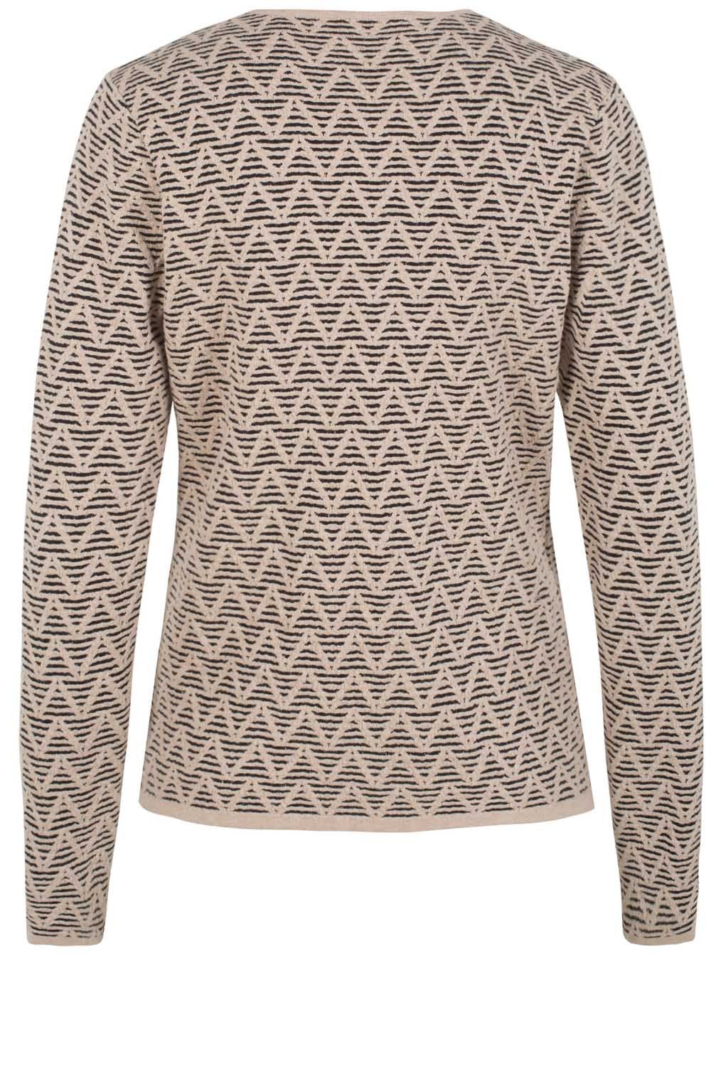 Patterned Knit Cardigan