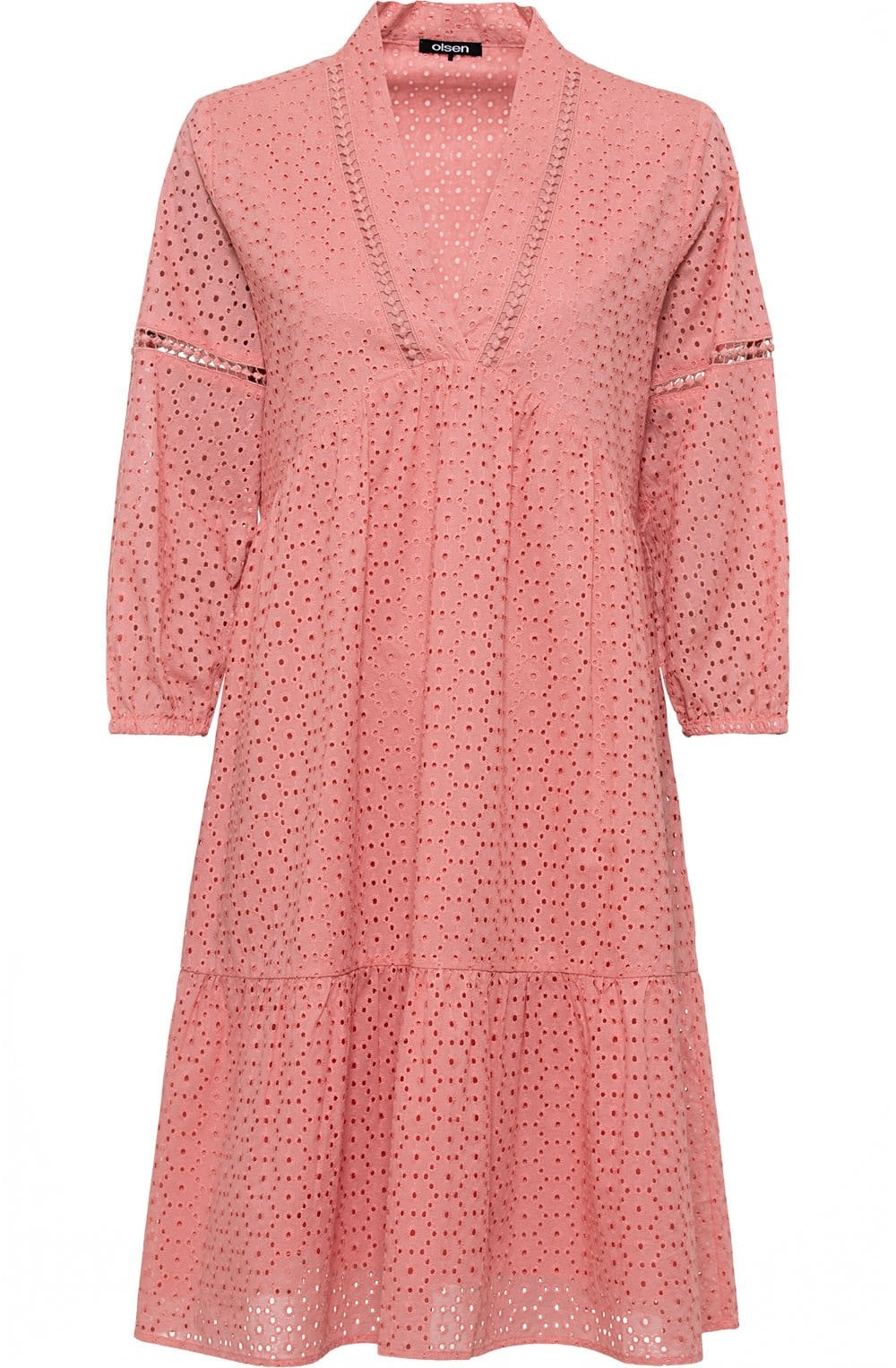 Peach Anglais Dress
