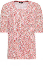 Peach Blush Abstract Print T Shirt