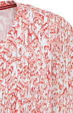 Peach Blush Abstract Print T Shirt