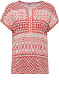 Peach Blush Aztec T shirt