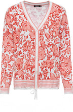 Peach Blush Floral Print Cardigan