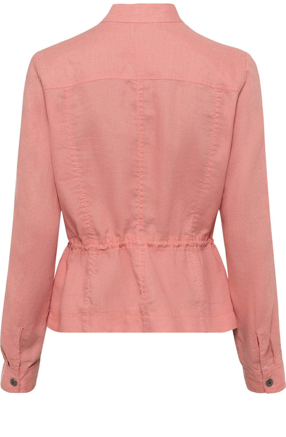 Peach Blush Linen Jacket