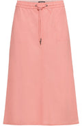 Peach Blush Linen Skirt