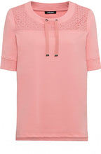 Peach Blush Sweatshirt Style Top