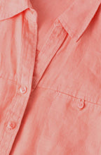 Peach Linen Blouse