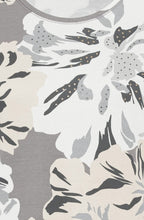 Pearl Grey Edda Floral Top