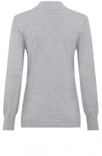 Pearl Grey Eva Turtle Neck Jumper