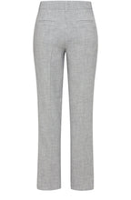 Pearl Grey Mona Straight Leg Trousers