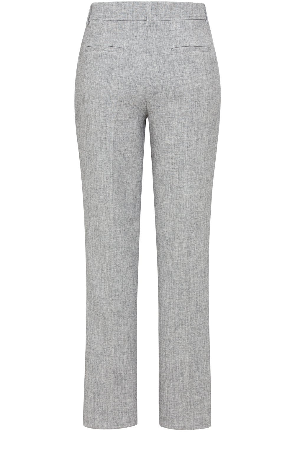 Pearl Grey Mona Straight Leg Trousers