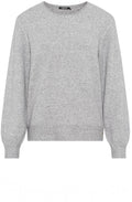 Pearl Grey Round Neck Henny Jumper