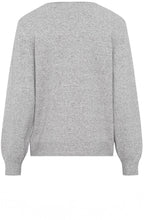 Pearl Grey Round Neck Henny Jumper