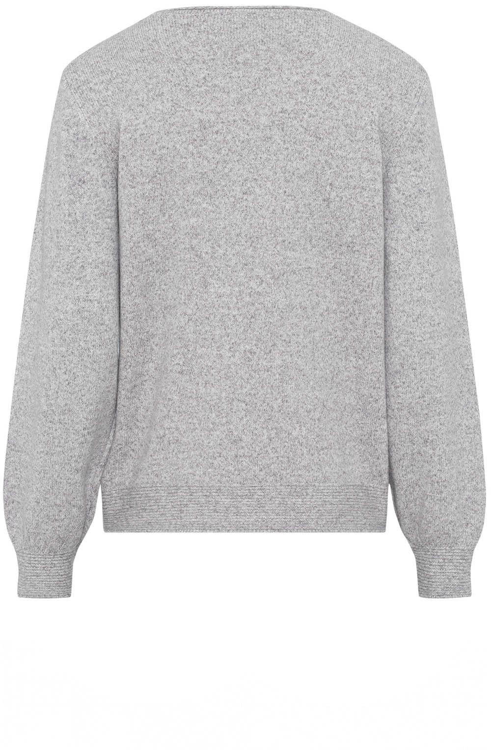 Pearl Grey Round Neck Henny Jumper