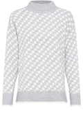 Pearl Grey Spotted Cora Jumper