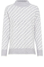 Pearl Grey Spotted Cora Jumper