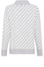 Pearl Grey Spotted Cora Jumper