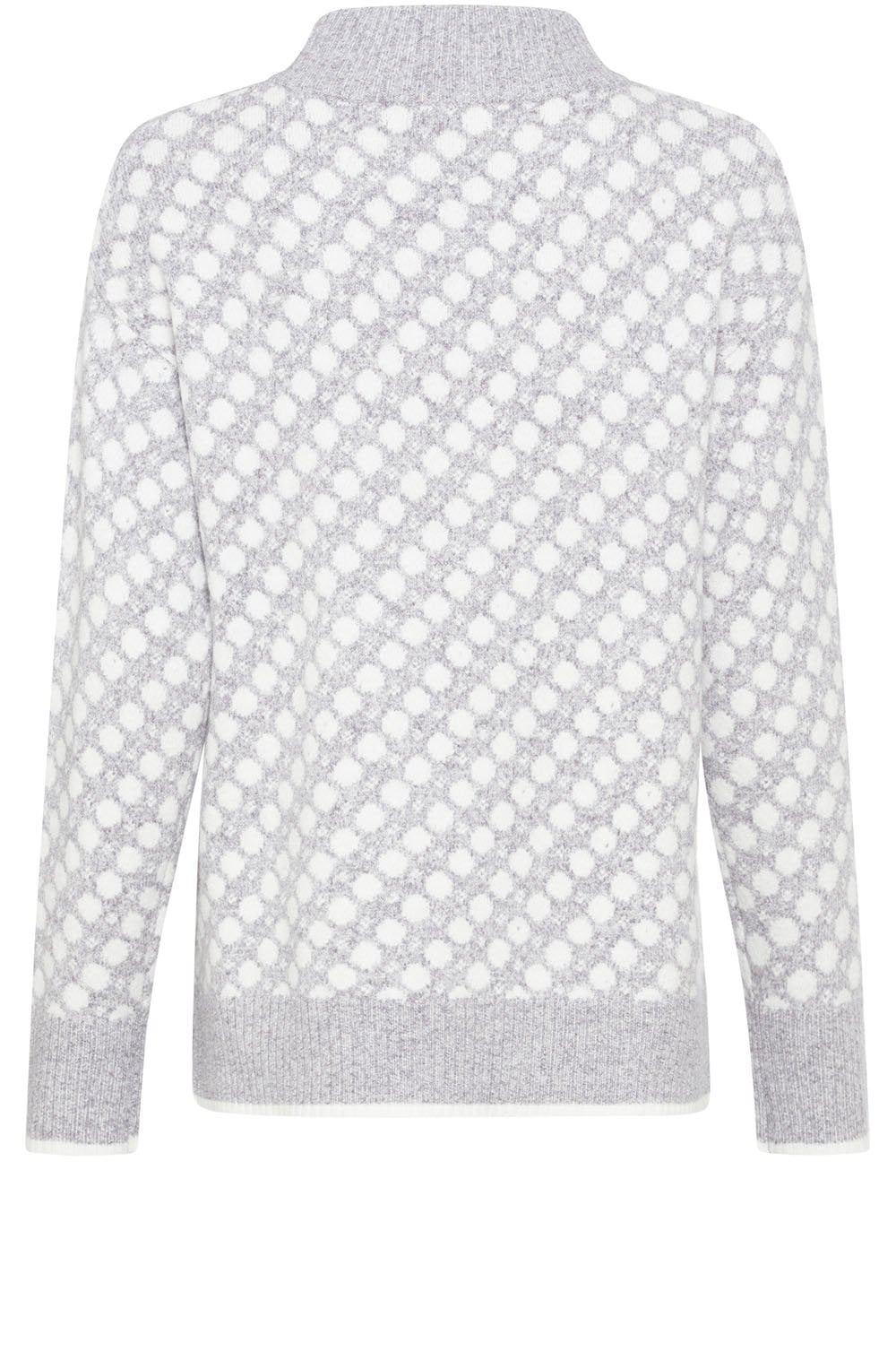 Pearl Grey Spotted Cora Jumper
