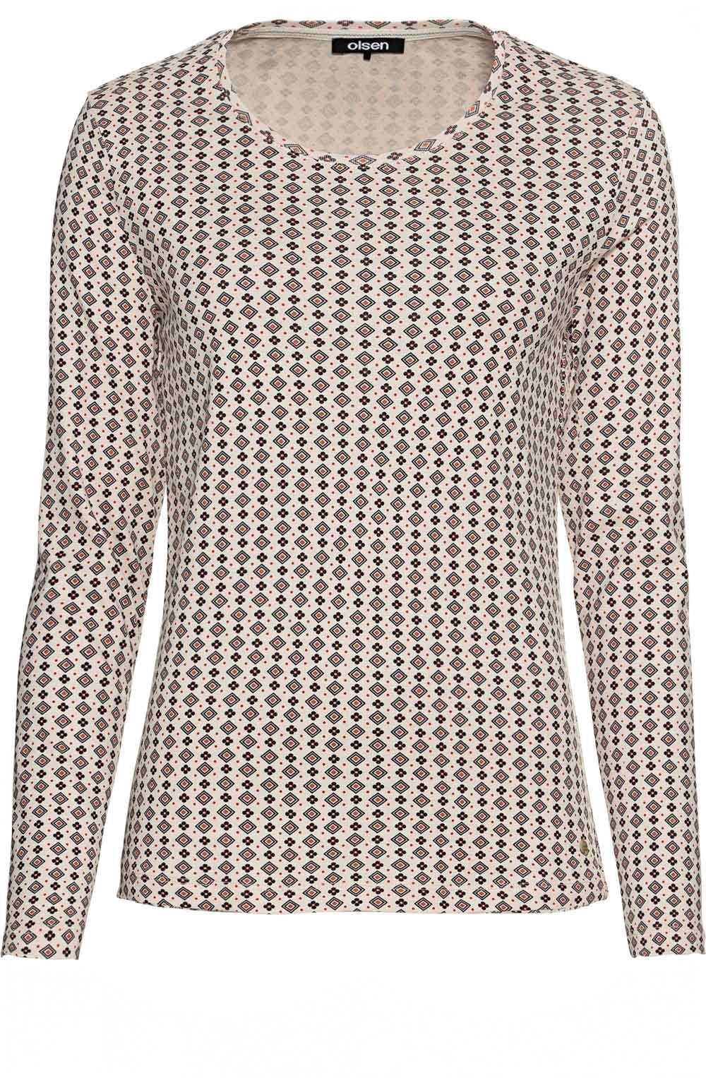 Pebble Jersey Patterned Top