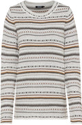 Pebble Knit Fairisle Pattern Jumper