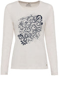 Pebble with navy Design Top