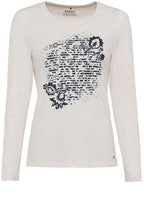 Pebble with navy Design Top