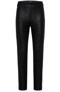 Pia Black Snake Effect Leggings