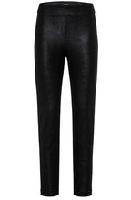 Pia Black Snake Effect Leggings