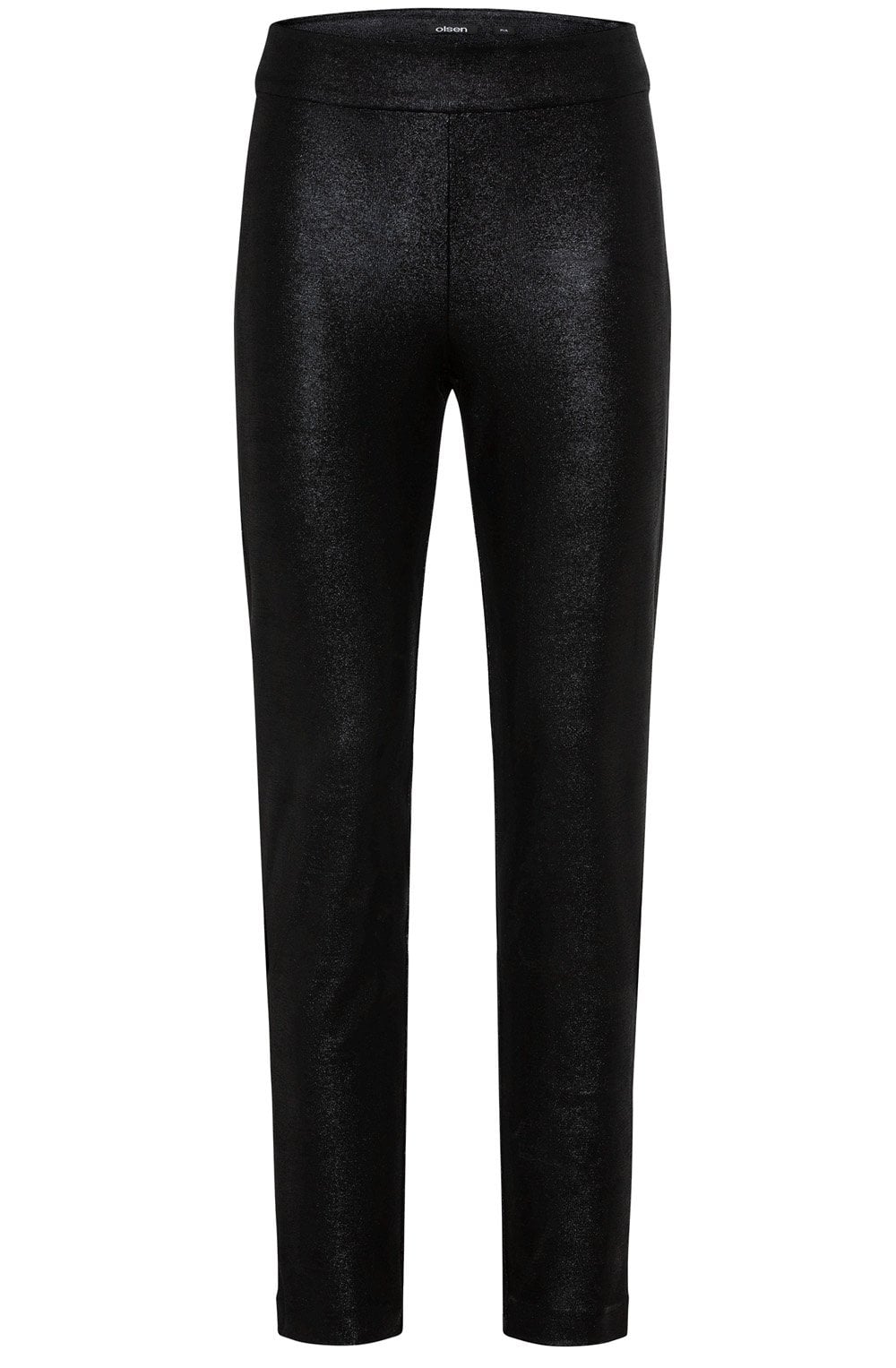 Pia Black Snake Effect Leggings