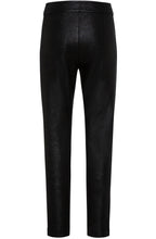 Pia Black Snake Effect Leggings