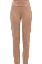 Pia Caramel Suede Effect Leggings