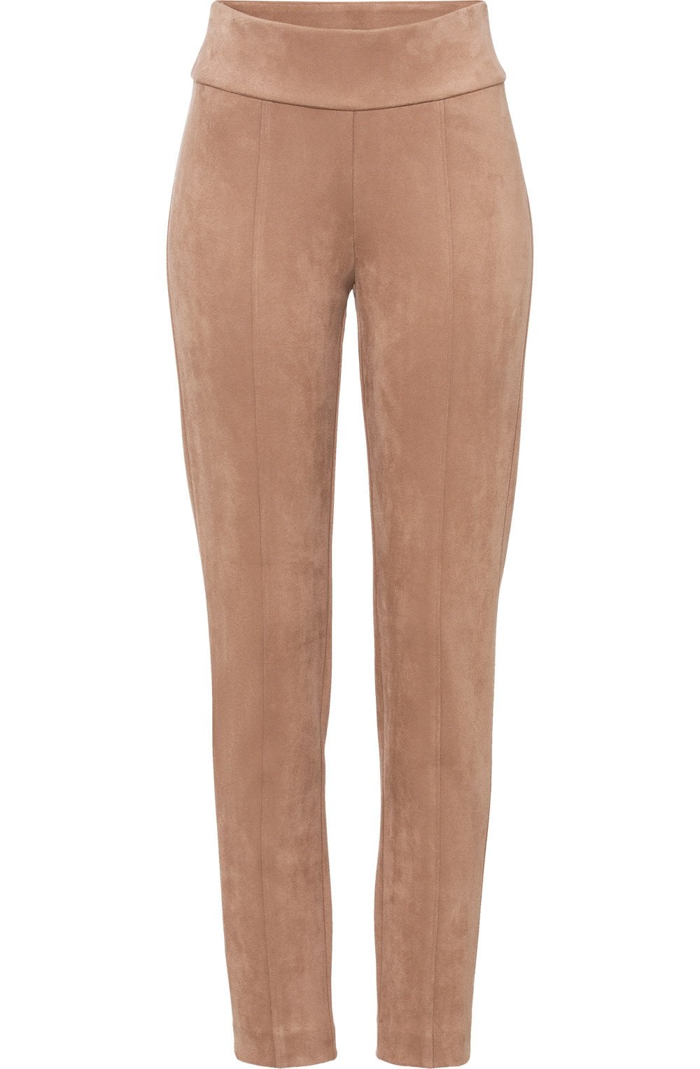 Pia Caramel Suede Effect Leggings