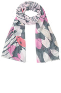 Pink and Grey Life Motion Lightweight Scarf