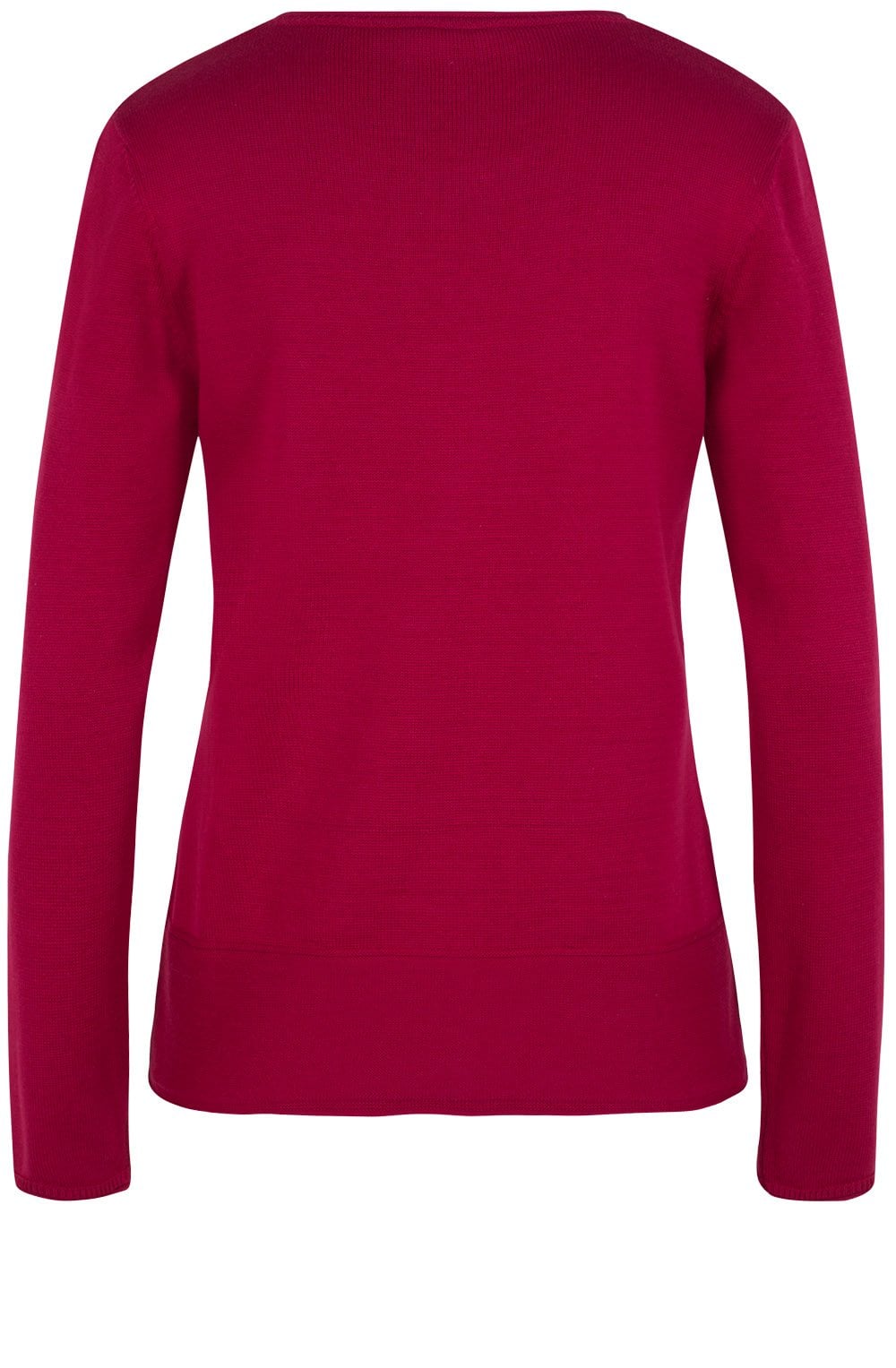 Pink Contrasting Knit Sweater