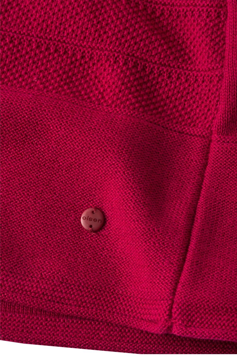 Pink Contrasting Knit Sweater