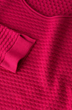 Pink Embossed Sweater
